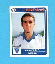PANINI CALCIATORI 1986/87-Figurina n. 119- BAIANO -EMPOLI-CON VELINA
