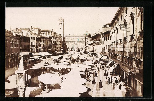 Cartolina verona sulla - cartolina,