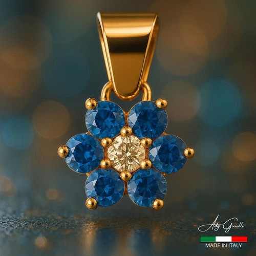 Ciondolo pendente fiore - fiore, con