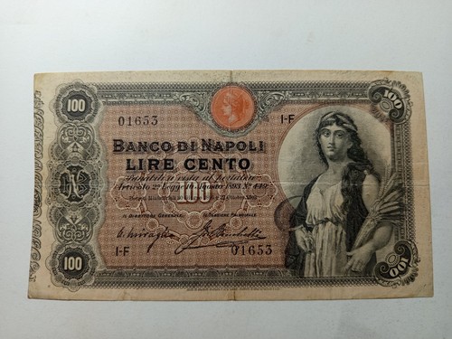 Rarissima cento 100 lire banco - cento,
