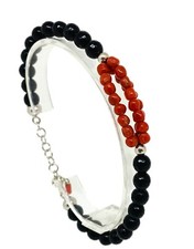 BRACCIALE CORALLO ROSSO ONICE