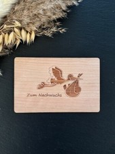 Biglietto Auguri in Legno