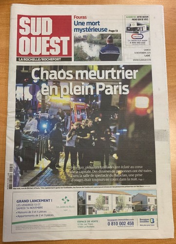 Sud ouest paris attack rivista - paris,