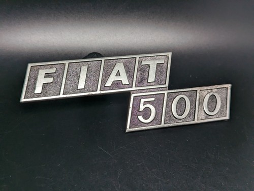 Fiat 500 logo - logo, metallo
