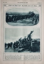 1916 WWI WW1 Stampa Canadesi