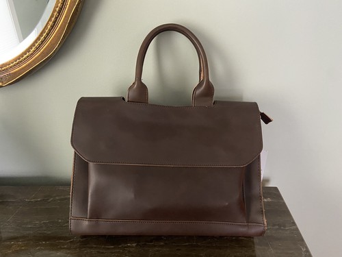 Etonweag brown flap - brown, zippered