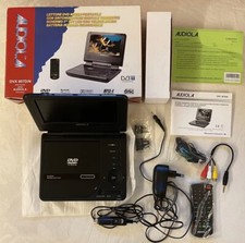 Lettore DVD portatile Audiola DVX 907D/N Schermo  7 Pollici Nero Da Collezione