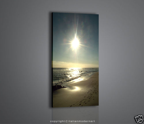 Stampe tela tramonto mare - tela, a