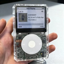 NUOVO Apple iPod Classic Video 5th 60GB 80GB 128GB 256GB Modded Batteria Nuova MP3