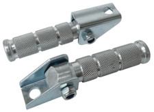 C4 Coppia pedane poggiapiedi post. alluminio per Gilera Typhoon 50 X 1998 1999