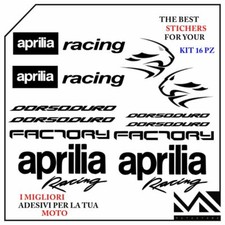 KIT ADESIVI stickers decal APRILIA DORSODURO 750 900 1200 MOTARD COLORE NERO