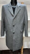 GUESS CAPPOTTO IN LANA usato Uomo Man Grigio Tg XL PGS506PI