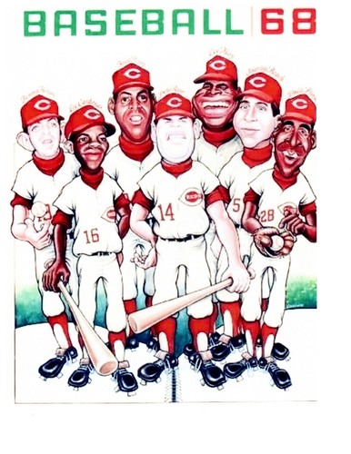 1968 cincinnati reds 8x10 - cincinnati,