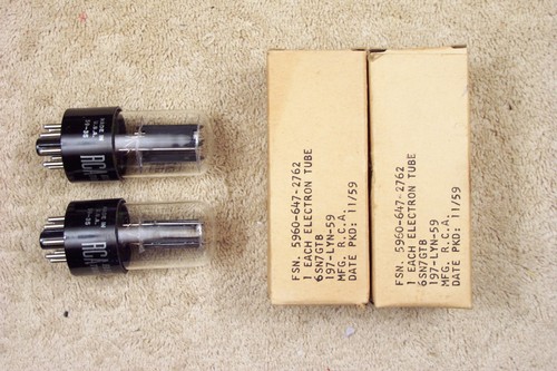 Due nuovo rca 6sn7gtb - due,, nuovo,