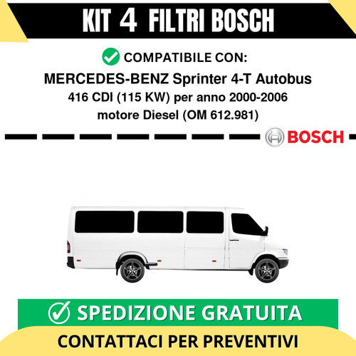 Kit bosch filtri - bosch, 4