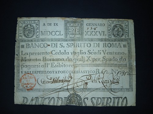 Scudi banco santo spirito - 21,