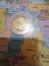 Moneta da 2 € con Omino Stilizzato, Repubblica Ellenica, anno 1999-2009. Rara