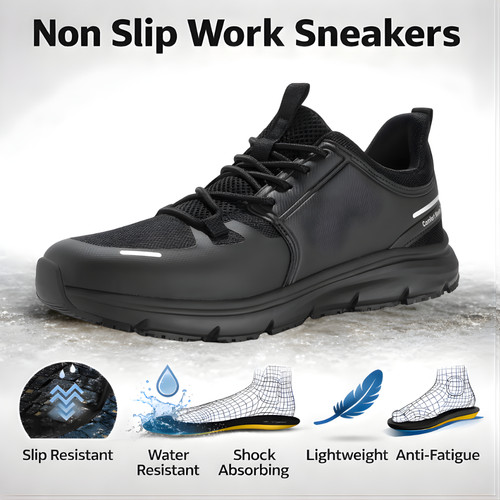 Men non slip work shoes - slip,