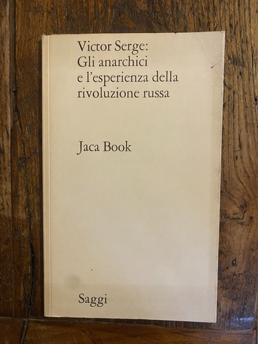 Serge victor gli anarchici - victor, e