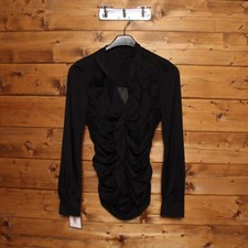 Camicia drappeggiata  PINKO Taglia 40 Usato  (Cod.EBAY1780) Donna Nero