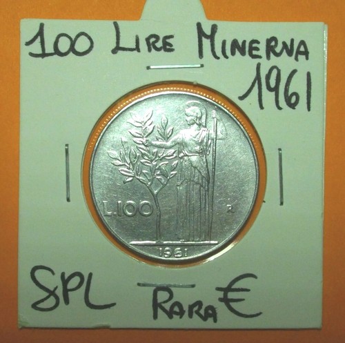 100 lire 1961 - 1961, minerva1°tipo