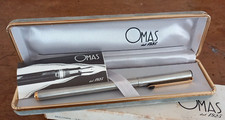 Vintage Omas Fineliner Roller anni '80 scatola originale con refil
