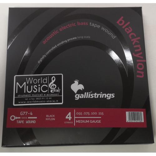 Gallistrings black nylon - gallistrings,