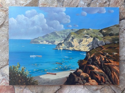 Quadro costiera sorrentina - quadro, -costiera