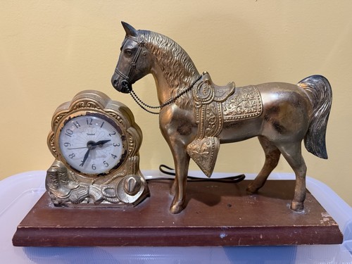 Orologio cavallo vintage - a,