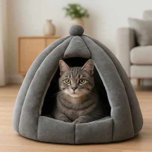 Cuccia gatti interno igloo - cuccia,