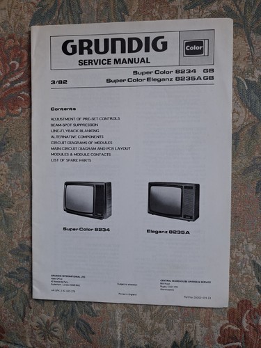 Grundig super color 8234 - grundig,