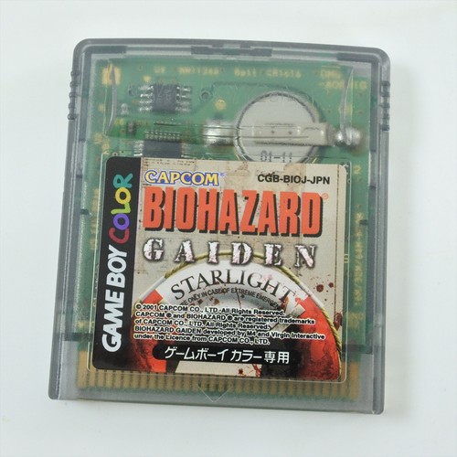 Gameboy color biohazard gaiden - gameboy,