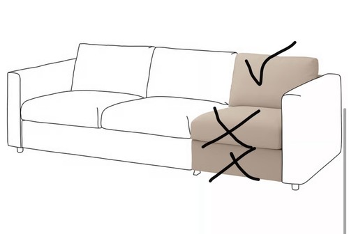 Nuovo ikea vimle copricuscino - nuovo,