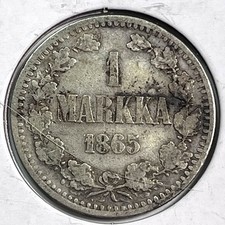 Finlandia 1865-S 1 Markka