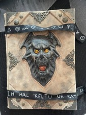 Necronomicon Handmade Libro Da Esposizione Con Pagine Vuote In Carta Papiro