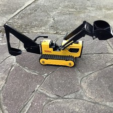 TONKA T-6 Trencher Backhoe VINTAGE In Metallo
