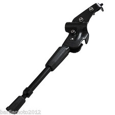 Cavalletto Posteriore al Carro in Alluminio Regolabile Bici MTB - City Bike Nero