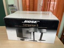 Bose Companion 5 Multimedia Speaker System in Graphine /Silver Color