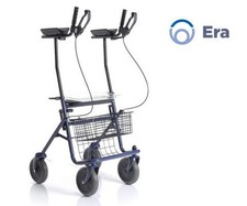 Rollator Deambulatore Girello per Anziani in Acciaio 4 RUOTE ANTIBRACHIALE Art. 