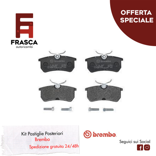 Pastiglie freno posteriori - pastiglie,