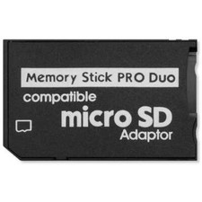Adattatore Micro Sd/Sd-Hc a Memory Stick Pro Duo per Psp