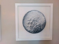 Quadro Luna Bianca E Nera di Paola Romano 30 Cm