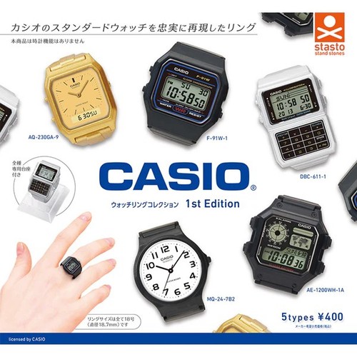 Casio ring watch - casio, collection