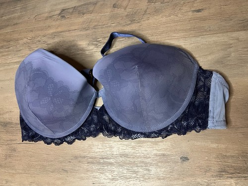 Reggiseno donna blu con