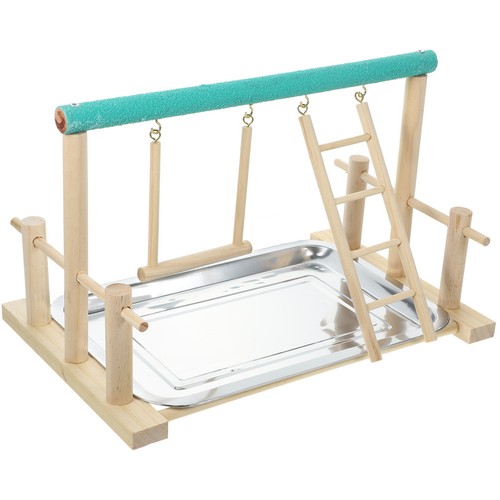 Trespolo legno per uccelli - in,