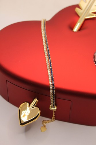 Bracciale argento tennis - bracciale,