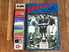 Album vuoto RIMET CUP FRANCIA 1938 + set adesivi completo wc wm 98 no copia panini