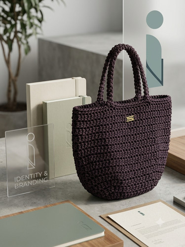 Borsa moderna all - 'uncinetto, in