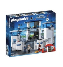 STAZIONE POLIZIA PLAYMOBIL+PORTA VALORI+MACCHINA POLIZIA