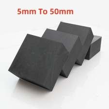 Foglio in gomma solida nero